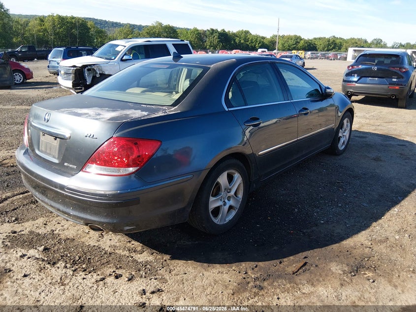 2005 Acura Rl VIN JH4KB16525C005118 IAAI salvage auction — NORMAL WEAR, Clear (New Jersey), sold $1,975 on 2026-07-09 (photo 4)
