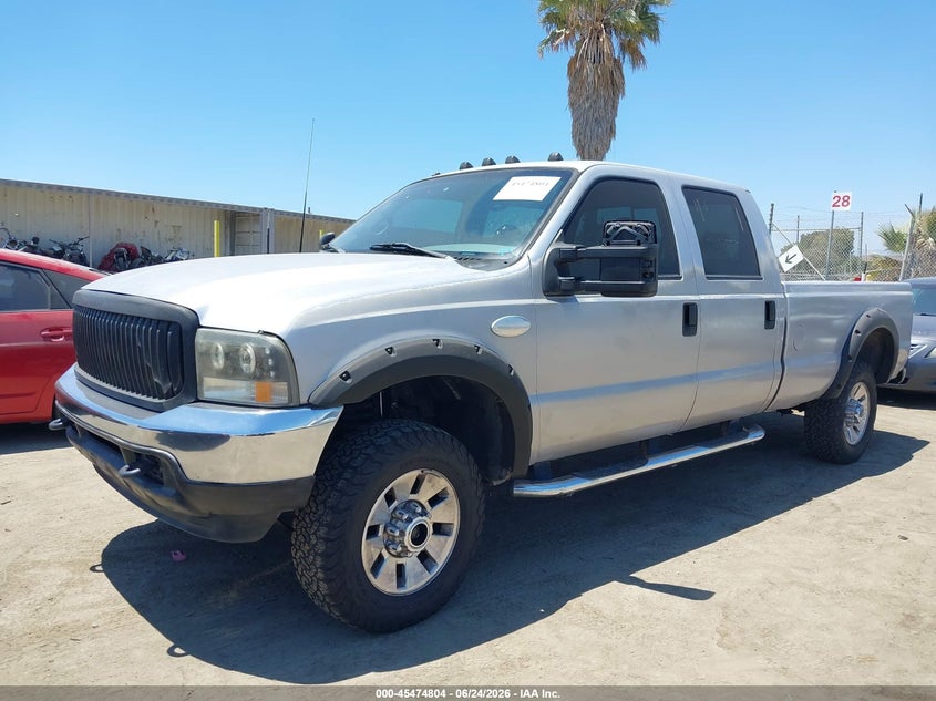 2001 Ford F-250 VIN 1FTNW20SX1ED03759 IAAI salvage auction — REAR END, Salvage (California), sold $675 on 2026-07-09 (photo 2)