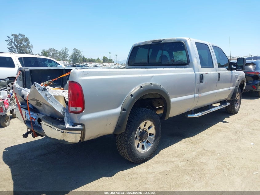 2001 Ford F-250 VIN 1FTNW20SX1ED03759 IAAI salvage auction — REAR END, Salvage (California), sold $675 on 2026-07-09 (photo 4)