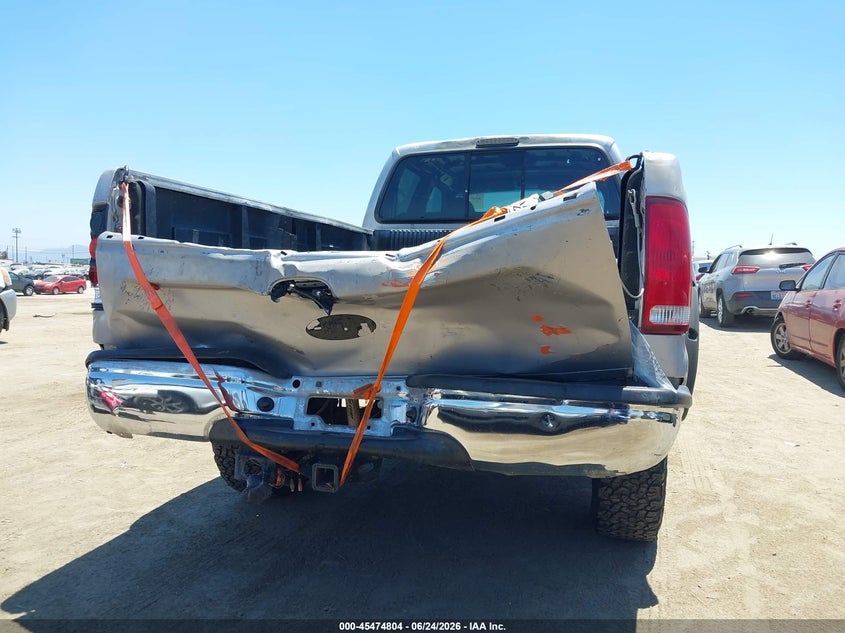 2001 Ford F-250 VIN 1FTNW20SX1ED03759 IAAI salvage auction — REAR END, Salvage (California), sold $675 on 2026-07-09 (photo 6)
