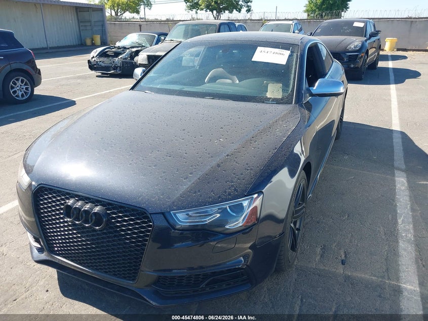 2014 Audi S5 VIN WAUVGAFR0EA020051 IAAI salvage auction — FRONT END, Clear-Dealer Only (Montana), sold $3,900 on 2026-07-08 (photo 2)