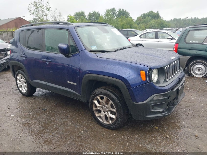 2017 Jeep Renegade VIN ZACCJBBB4HPG10381 IAAI salvage auction — LEFT FRONT, Salvage (Massachusetts), sold $375 on 2026-08-21 (photo 1)