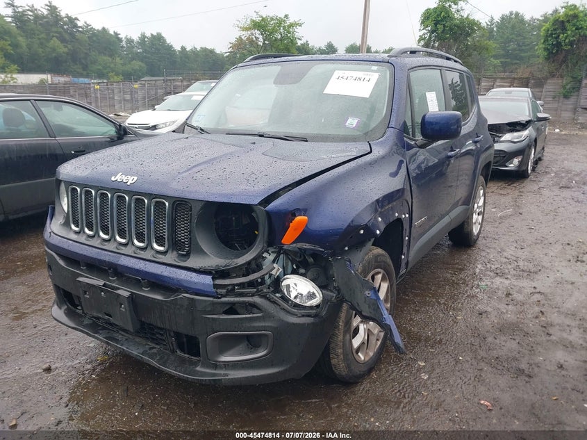 2017 Jeep Renegade VIN ZACCJBBB4HPG10381 IAAI salvage auction — LEFT FRONT, Salvage (Massachusetts), sold $375 on 2026-08-21 (photo 6)
