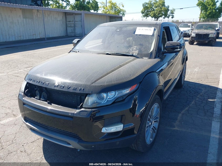 2012 Land rover Range rover evoque VIN SALVV2BG1CH639001 IAAI salvage auction — FRONT END, Clear - Dealer Only (California), sold $1,775 on 2026-07-22 (photo 2)