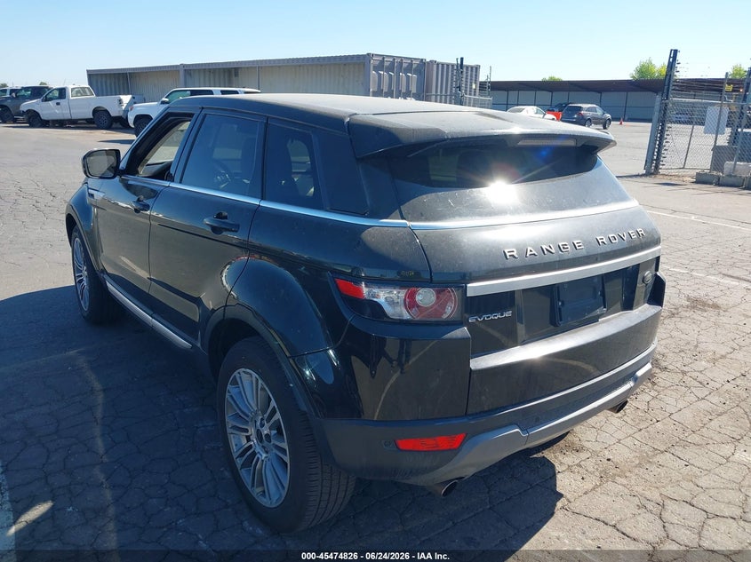 2012 Land rover Range rover evoque VIN SALVV2BG1CH639001 IAAI salvage auction — FRONT END, Clear - Dealer Only (California), sold $1,775 on 2026-07-22 (photo 3)