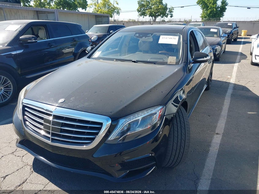 2015 Mercedes-benz S-klasse VIN WDDUG8CB2FA147082 IAAI salvage auction — FRONT END, Salvage (Montana), sold $6,100 on 2026-07-19 (photo 2)