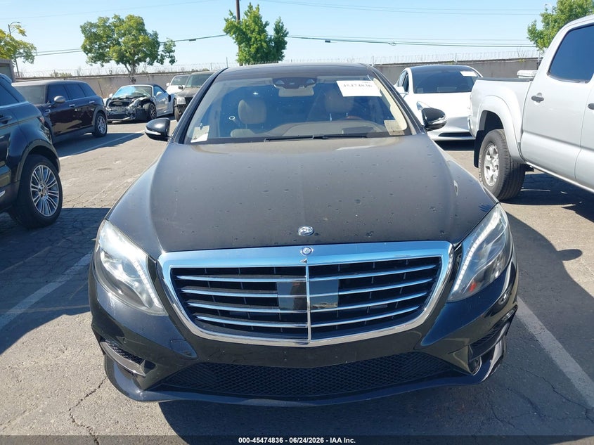 2015 Mercedes-benz S-klasse VIN WDDUG8CB2FA147082 IAAI salvage auction — FRONT END, Salvage (Montana), sold $6,100 on 2026-07-19 (photo 6)