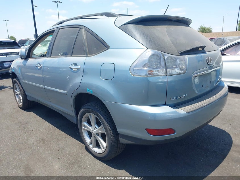 2008 Lexus Rx 400h VIN JTJHW31U582055755 IAAI salvage auction — FRONT END, Salvage Certificate (California), sold $1,100 on 2026-07-17 (photo 3)