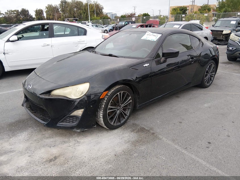 2014 Scion Fr-s VIN JF1ZNAA15E9704595 IAAI salvage auction — RIGHT FRONT, Salvage (California), sold $1,450 on 2026-07-30 (photo 2)