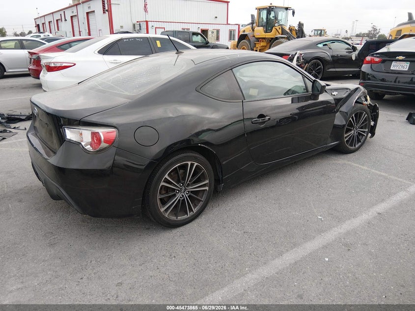 2014 Scion Fr-s VIN JF1ZNAA15E9704595 IAAI salvage auction — RIGHT FRONT, Salvage (California), sold $1,450 on 2026-07-30 (photo 4)