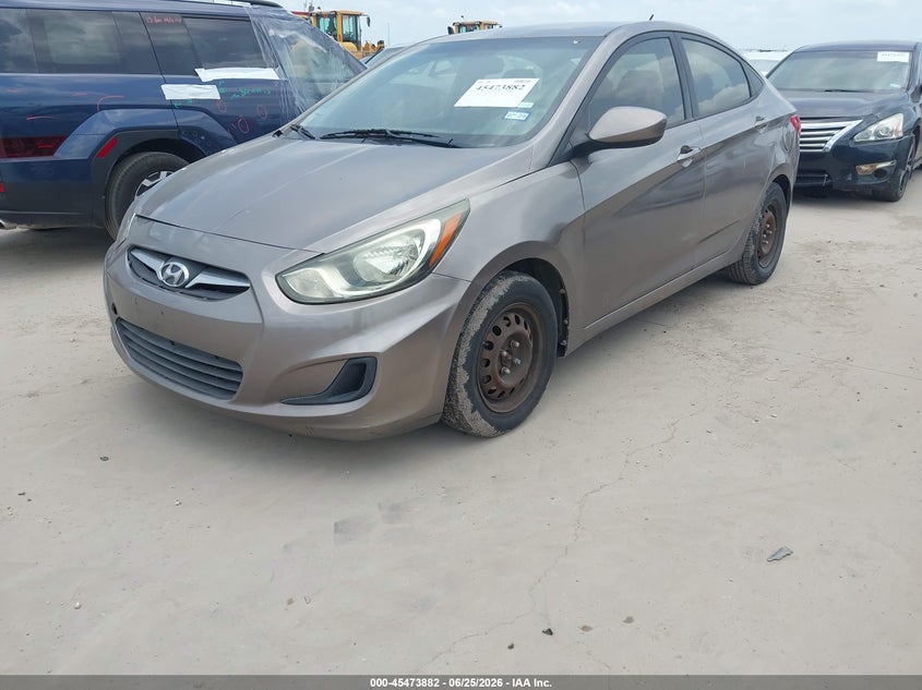 2013 Hyundai Accent VIN KMHCT4AE5DU347081 IAAI salvage auction — NORMAL WEAR, Original (Texas), sold $725 on 2026-07-07 (photo 2)