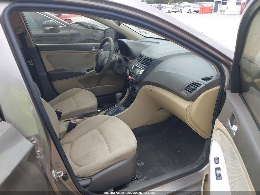 2013 Hyundai Accent VIN KMHCT4AE5DU347081 IAAI salvage auction — NORMAL WEAR, Original (Texas), sold $725 on 2026-07-07 (photo 5)