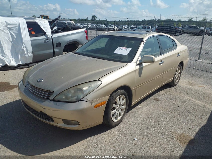 2004 Lexus Es 330 VIN JTHBA30G245032797 IAAI salvage auction — NORMAL WEAR, Clear (Louisiana), sold $425 on 2026-07-07 (photo 2)