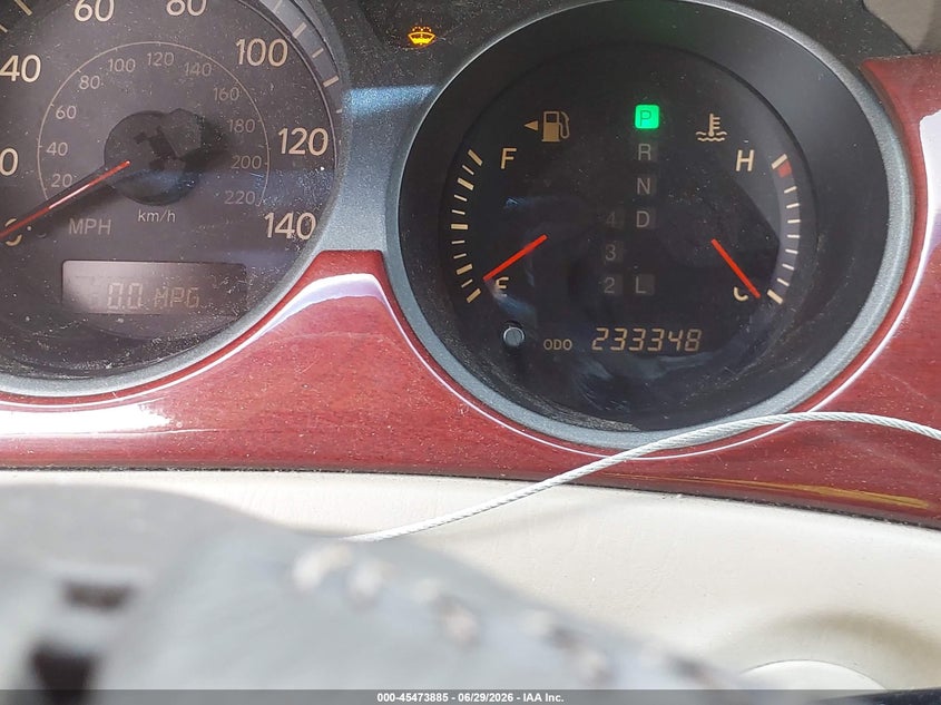 2004 Lexus Es 330 VIN JTHBA30G245032797 IAAI salvage auction — NORMAL WEAR, Clear (Louisiana), sold $425 on 2026-07-07 (photo 7)