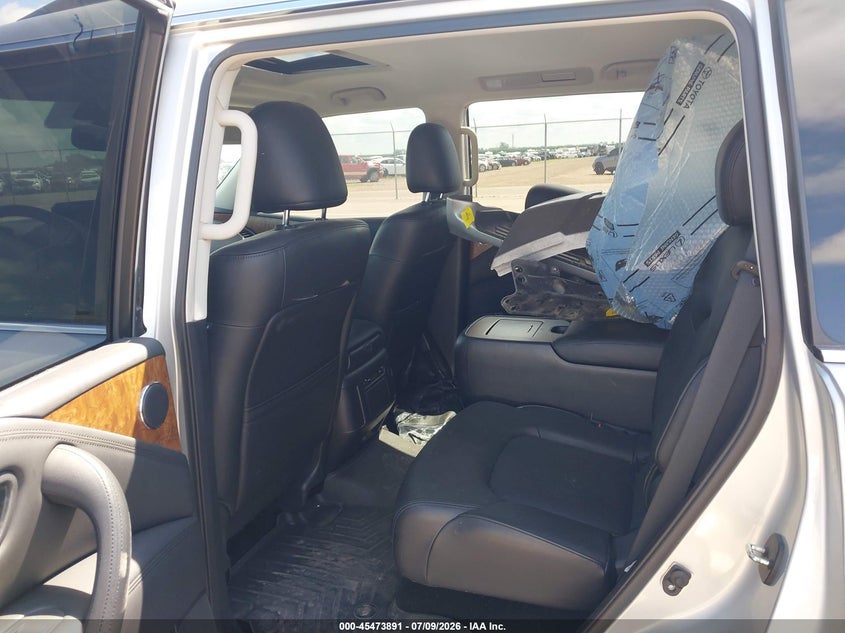 2023 Nissan Armada VIN JN8AY2BB8P9831182 IAAI salvage auction — FRONT END, Regular (South Dakota), sold $17,100 on 2026-08-28 (photo 8)