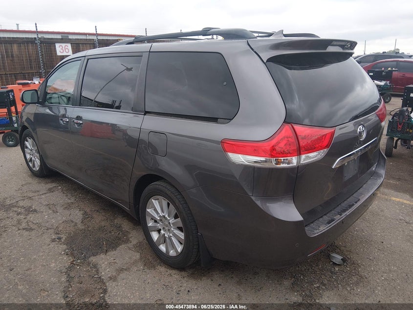 2012 Toyota Sienna VIN 5TDDK3DC8CS030771 IAAI salvage auction — HAIL, Clear (Colorado), sold $1,050 on 2026-07-28 (photo 3)