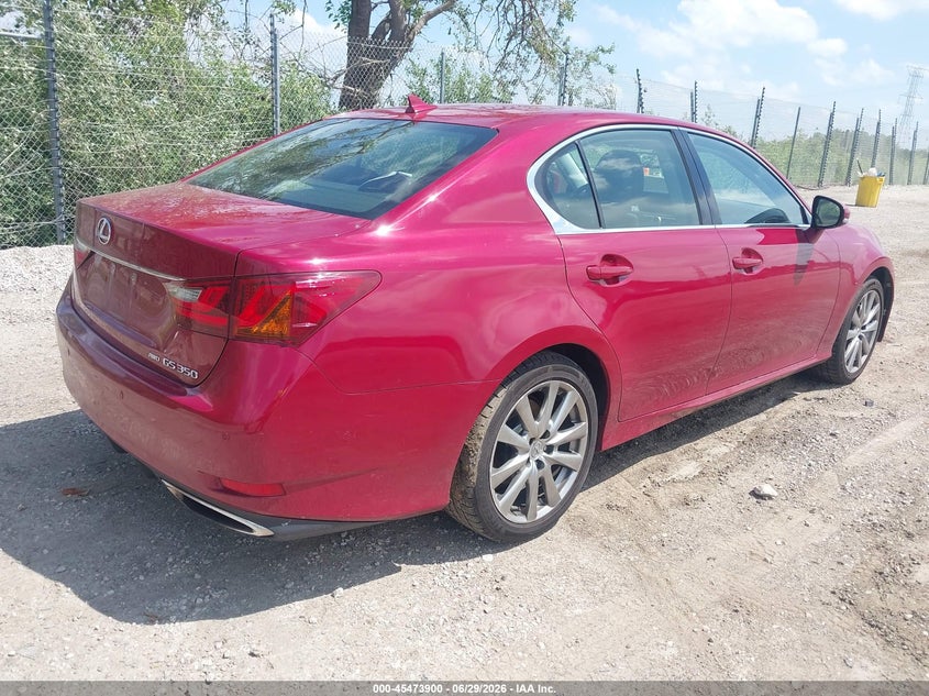 2013 Lexus Gs VIN JTHCE1BL0D5006139 IAAI salvage auction — NORMAL WEAR, Clear (Montana), sold $50 on 2026-07-28 (photo 4)