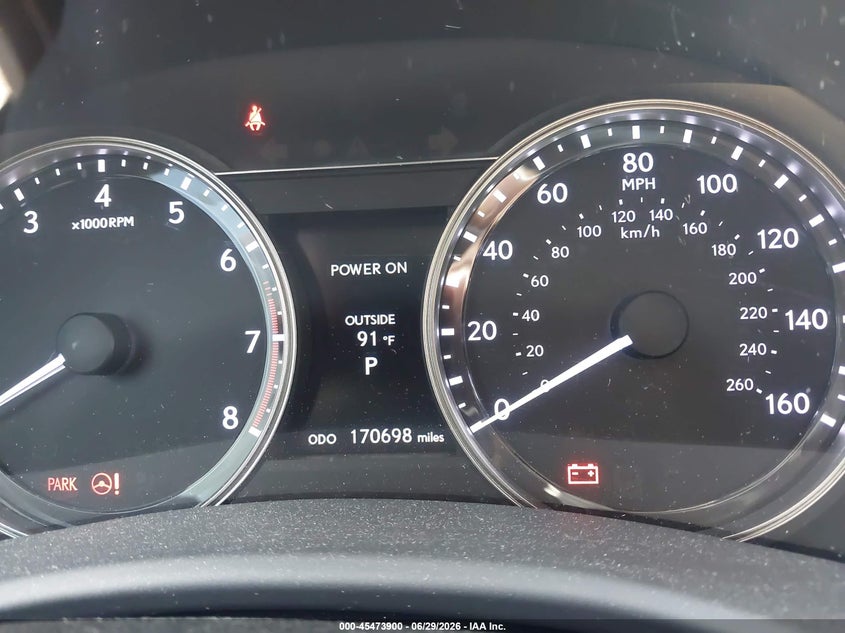 2013 Lexus Gs VIN JTHCE1BL0D5006139 IAAI salvage auction — NORMAL WEAR, Clear (Montana), sold $50 on 2026-07-28 (photo 7)