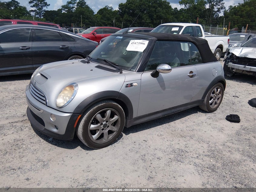 2008 Mini Cooper VIN WMWRH33588TU80725 IAAI salvage auction — NORMAL WEAR, Clear (South Carolina), sold $475 on 2026-07-07 (photo 2)