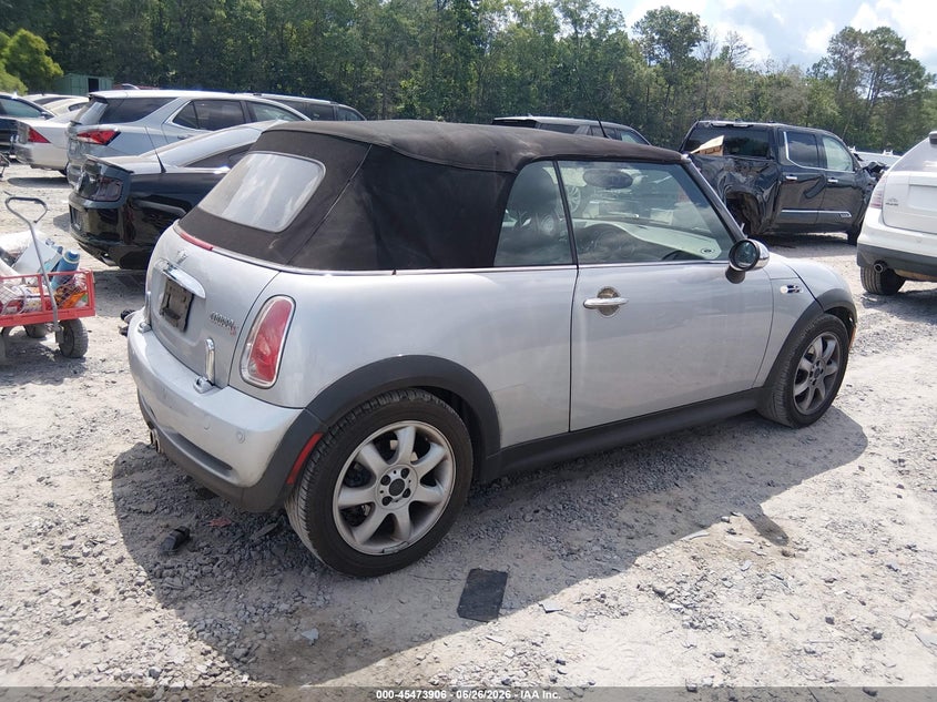 2008 Mini Cooper VIN WMWRH33588TU80725 IAAI salvage auction — NORMAL WEAR, Clear (South Carolina), sold $475 on 2026-07-07 (photo 4)