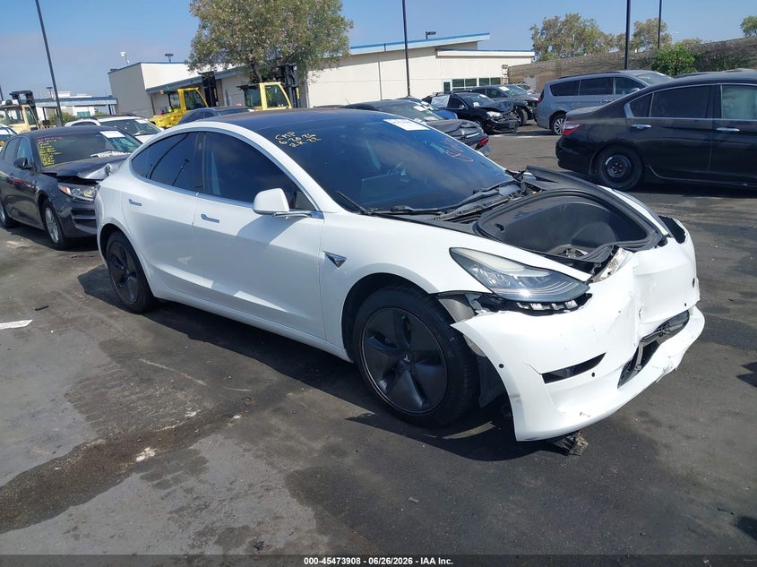 2018 Tesla Model 3 VIN 5YJ3E1EA7JF162488 IAAI salvage auction — FRONT END, Salvage Title, sold $5,175 on 2026-07-24 (photo 1)