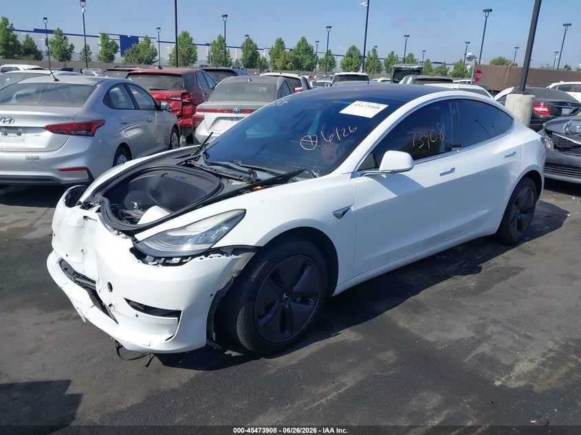 2018 Tesla Model 3 VIN 5YJ3E1EA7JF162488 IAAI salvage auction — FRONT END, Salvage Title, sold $5,175 on 2026-07-24 (photo 2)