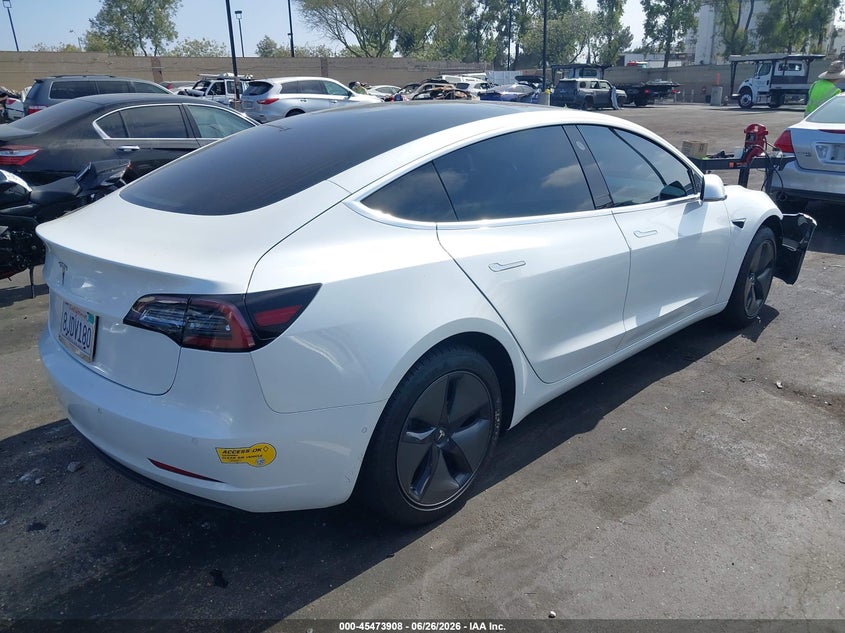 2018 Tesla Model 3 VIN 5YJ3E1EA7JF162488 IAAI salvage auction — FRONT END, Salvage Title, sold $5,175 on 2026-07-24 (photo 4)