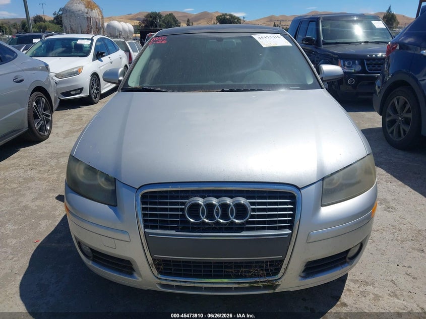 2006 Audi A3 VIN WAUMF78P96A006230 IAAI salvage auction — NORMAL WEAR, Clear - Dealer Only (California), sold $325 on 2026-07-09 (photo 6)