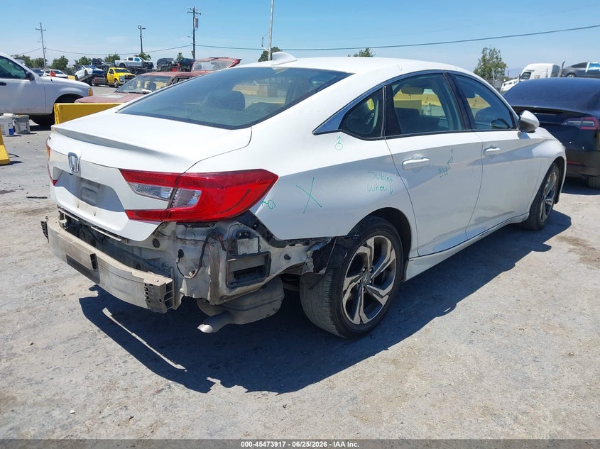 2018 Honda Accord VIN 1HGCV1F51JA234166 IAAI salvage auction — REAR END, Salvage (California), sold $5,800 on 2026-07-09 (photo 4)