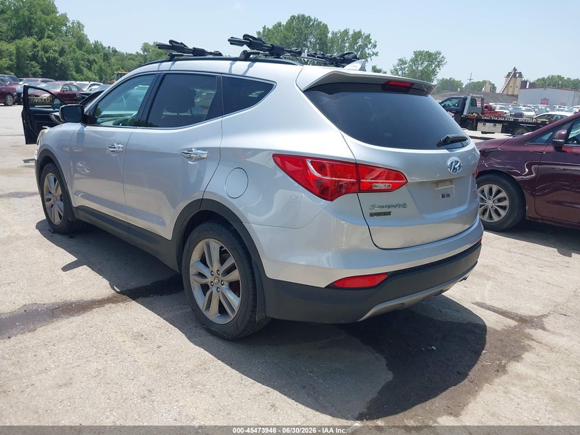 2013 Hyundai Santa fe VIN 5XYZUDLA3DG051936 IAAI salvage auction — FRONT END, Salvage (Kansas), sold $725 on 2026-07-31 (photo 3)