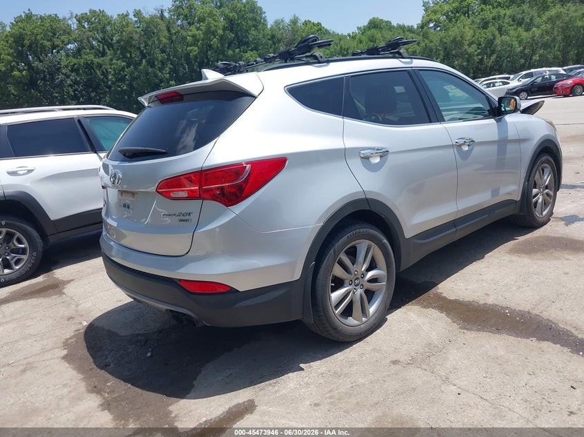 2013 Hyundai Santa fe VIN 5XYZUDLA3DG051936 IAAI salvage auction — FRONT END, Salvage (Kansas), sold $725 on 2026-07-31 (photo 4)