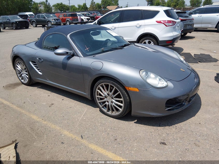 2005 Porsche Boxster VIN WP0CB29845U731512 IAAI salvage auction — SIDE, Salvage (Colorado), sold $3,300 on 2026-08-12 (photo 1)