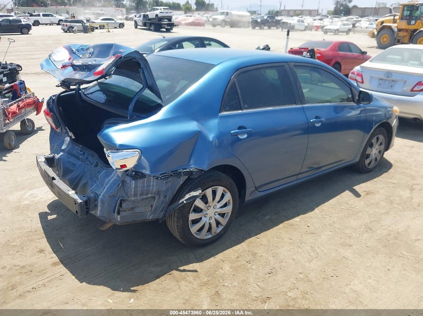 2013 Toyota Corolla VIN 5YFBU4EE4DP181169 IAAI salvage auction — REAR END, Salvage (California), sold $1,525 on 2026-07-29 (photo 4)
