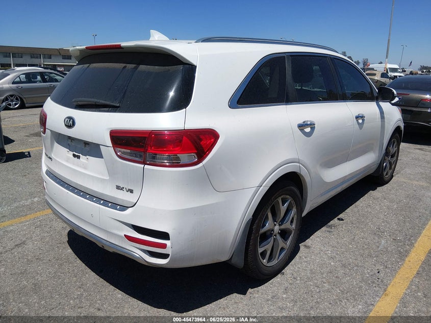 2016 Kia Sorento VIN 5XYPK4A58GG117243 IAAI salvage auction — FRONT END, Salvage (California), sold $3,250 on 2026-07-21 (photo 4)