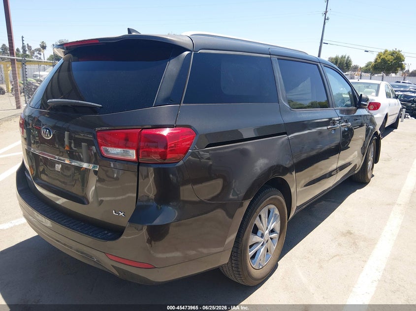 2016 Kia SEDONA VIN KNDMB5C11G6125996 IAAI salvage auction — ALL OVER, Salvage (California), sold $1,025 on 2026-07-07 (photo 4)