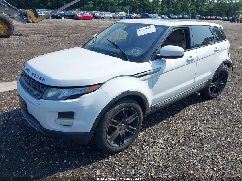 2013 Land rover Range rover evoque VIN SALVP2BG3DH783192 IAAI salvage auction — REAR END, Mv-907A (New York), sold $925 on 2026-07-14 (photo 2)