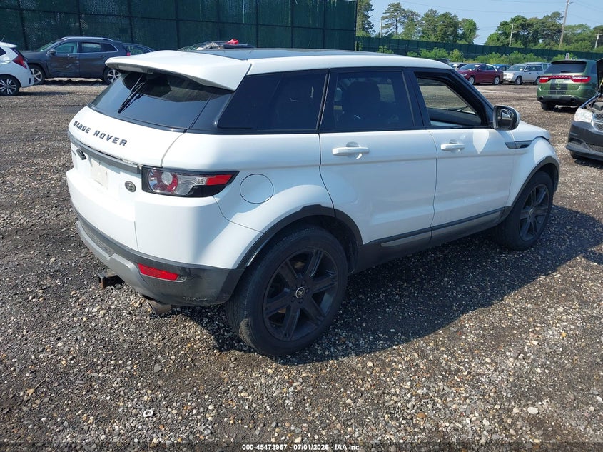 2013 Land rover Range rover evoque VIN SALVP2BG3DH783192 IAAI salvage auction — REAR END, Mv-907A (New York), sold $925 on 2026-07-14 (photo 4)