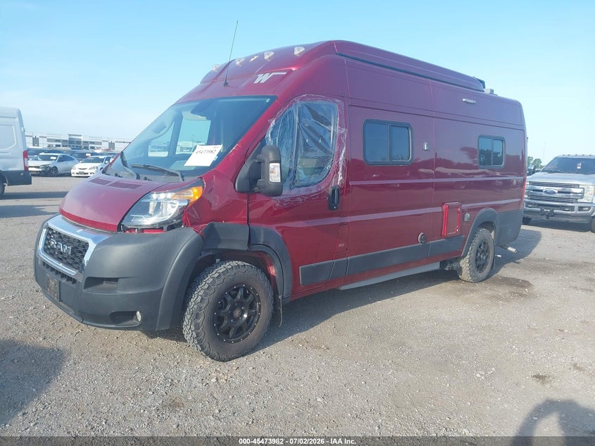 2021 Ram Promaster city VIN 3C6FRVJG8ME504745 IAAI salvage auction — SIDE, Original (Texas), sold $31,800 on 2026-08-25 (photo 2)