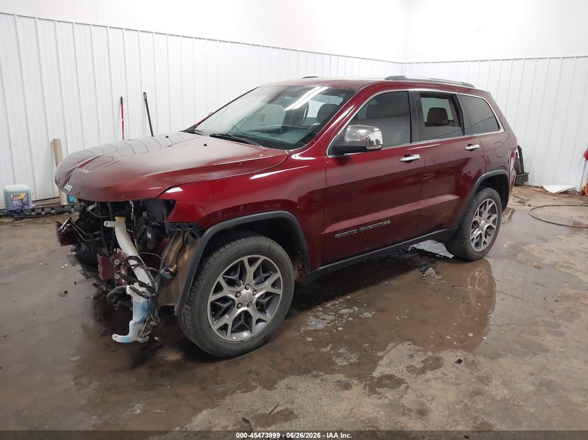2020 Jeep Grand cherokee VIN 1C4RJFBG8LC398899 IAAI salvage auction — FRONT END, Regular (South Dakota), sold $4,400 on 2026-07-31 (photo 2)