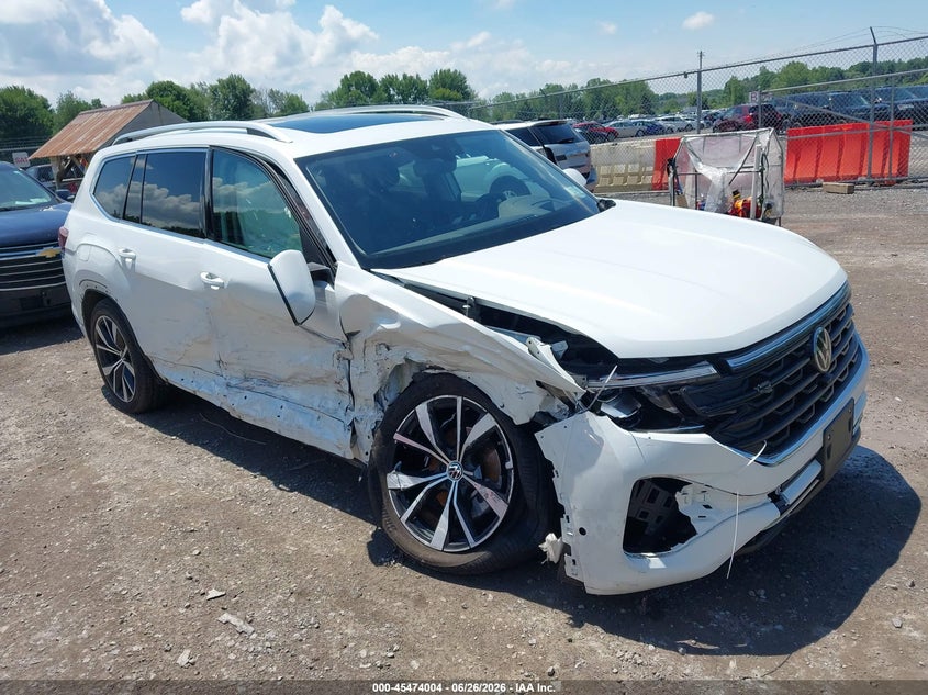 2025 Volkswagen Atlas VIN 1V2FR2CA2SC504937 IAAI salvage auction — SIDE, Mv-907A (New York), sold $13,400 on 2026-07-30 (photo 1)