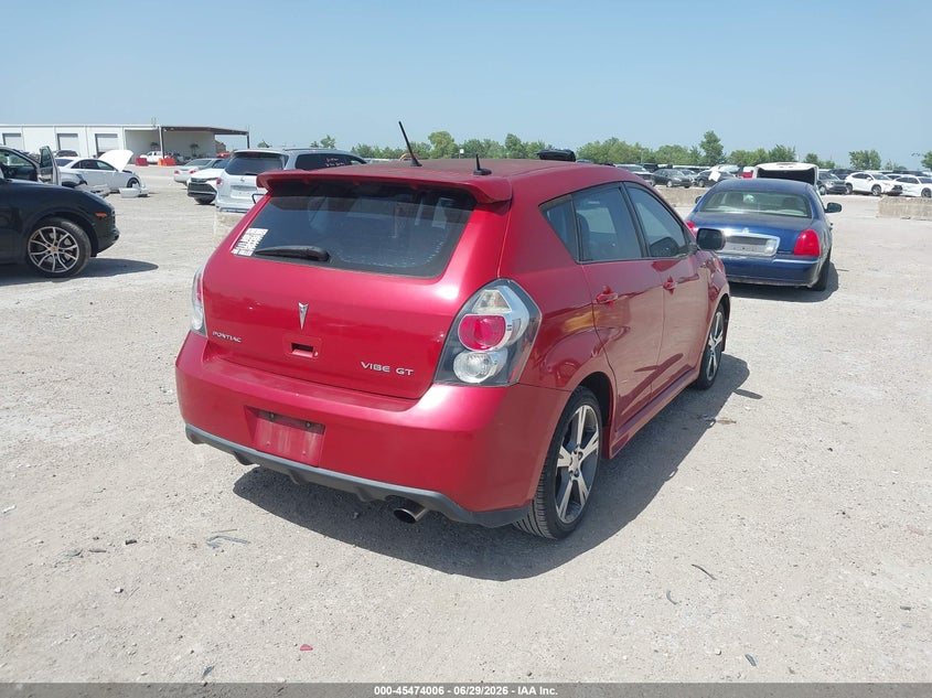 2009 Pontiac Vibe VIN 5Y2SR67009Z442812 IAAI salvage auction — HAIL, Original (Texas), sold $875 on 2026-07-22 (photo 4)