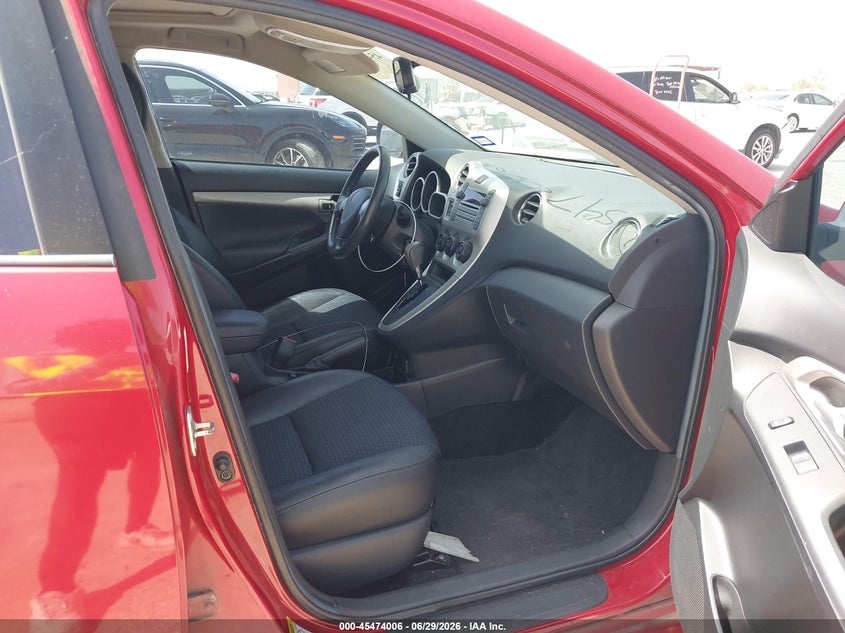 2009 Pontiac Vibe VIN 5Y2SR67009Z442812 IAAI salvage auction — HAIL, Original (Texas), sold $875 on 2026-07-22 (photo 5)