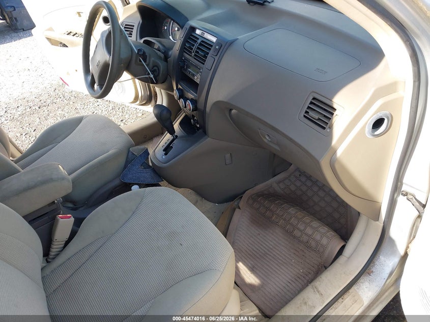 2007 Hyundai Tucson VIN KM8JM12B67U588787 IAAI salvage auction — FRONT & REAR, Clear (New York), sold $750 on 2026-07-28 (photo 5)