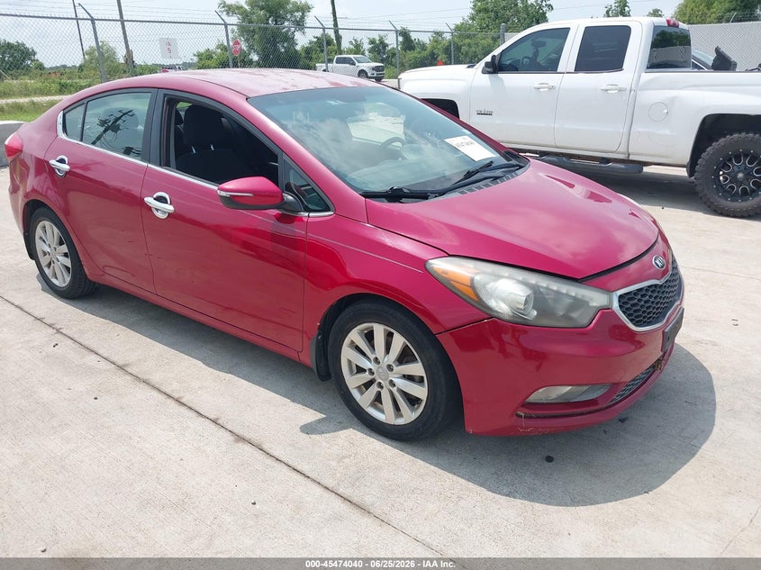 2015 Kia Forte VIN KNAFX4A82F5304862 IAAI salvage auction — WATER/FLOOD, Salvage (Texas), sold $400 on 2026-07-10 (photo 1)