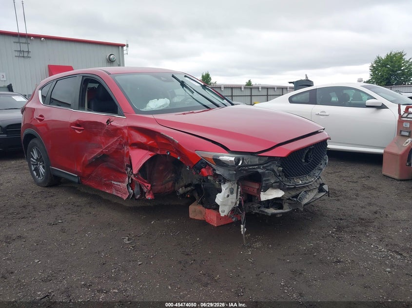 2017 Mazda Cx-5 VIN JM3KFBCL1H0105433 IAAI salvage auction — FRONT END, Salvage Title, sold $1,300 on 2026-07-28 (photo 1)