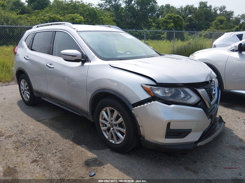 2017 Nissan Rogue VIN KNMAT2MT2HP525253 IAAI salvage auction — FRONT END, Salvage (Louisiana), sold $1,350 on 2026-07-15 (photo 1)
