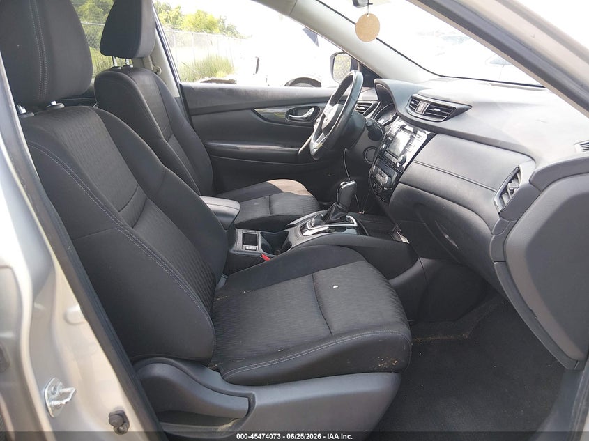 2017 Nissan Rogue VIN KNMAT2MT2HP525253 IAAI salvage auction — FRONT END, Salvage (Louisiana), sold $1,350 on 2026-07-15 (photo 5)