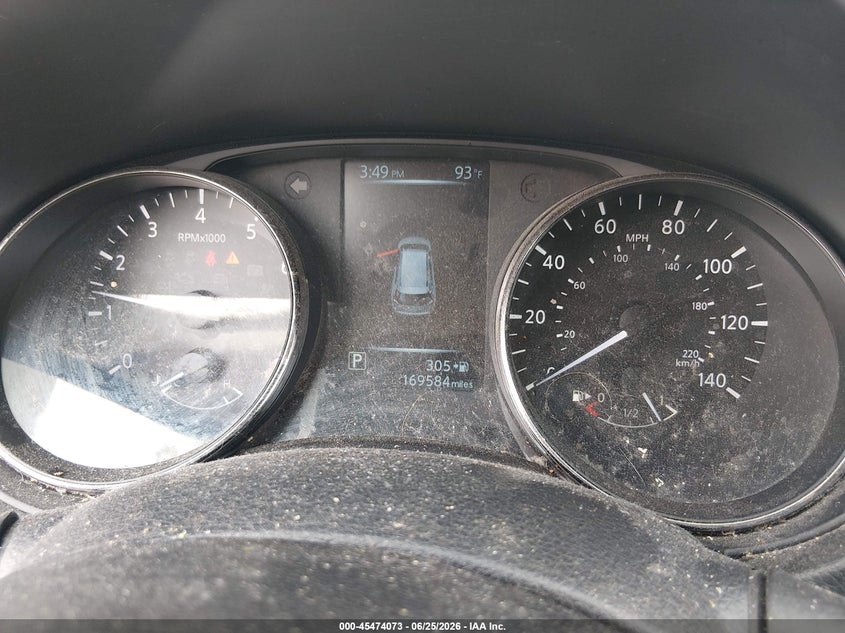 2017 Nissan Rogue VIN KNMAT2MT2HP525253 IAAI salvage auction — FRONT END, Salvage (Louisiana), sold $1,350 on 2026-07-15 (photo 7)