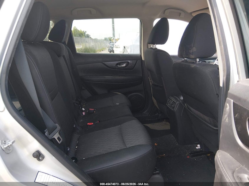 2017 Nissan Rogue VIN KNMAT2MT2HP525253 IAAI salvage auction — FRONT END, Salvage (Louisiana), sold $1,350 on 2026-07-15 (photo 8)