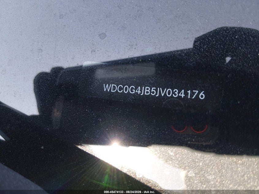 2018 Mercedes-benz Glc VIN WDC0G4JB5JV034176 IAAI salvage auction — LEFT SIDE, Salvage (California), sold $6,500 on 2026-07-23 (photo 9)